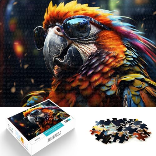Puzzle für Erwachsene 1000 Teile Papagei DIY-Puzzle Spielzeug 26 x 38 cm ganze Familie und für Teenager ab 14 Jahren Puzzle für Erwachsene 1000 Teile Papagei DIY-Puzzle Spielzeug 26 x 38 cm ganze Familie und für Teenager ab 14 Jahren von DLBHSG
