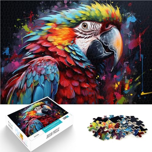 Puzzle für Erwachsene 1000 Teile Papagei Spiele Spielzeug Geschenk 50 x 75 cm Wanddekoration einzigartige Geburtstags Teenager ab 14 Jahren von DLBHSG