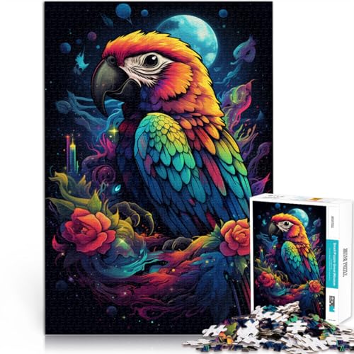 Puzzle für Erwachsene 1000 Teile Papageien-Weltraum DIY-Puzzle-Spielzeug 50 x 75 cm mit vollständig ineinander greifenden zufällig geformten Teilen für Kinder ab 14 Jahren Puzzle für Erwachsene 1000 Teile Papageien-Weltraum DIY-Puzzle-Spielzeug 50 x 75 cm mit vollständig ineinander greifenden zufällig geformten Teilen für Kinder ab 14 Jahren von DLBHSG