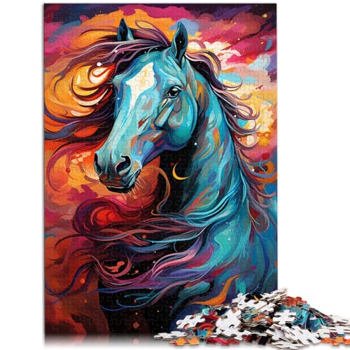 Puzzle für Erwachsene 1000 Teile Pferdespielzeug Denkspiel 26 x 38 cm Familienspiel zum Stressabbau schwierige Herausforderung für Kinder ab 14 Jahren Puzzle für Erwachsene 1000 Teile Pferdespielzeug Denkspiel 26 x 38 cm Familienspiel zum Stressabbau schwierige Herausforderung für Kinder ab 14 Jahren von DLBHSG