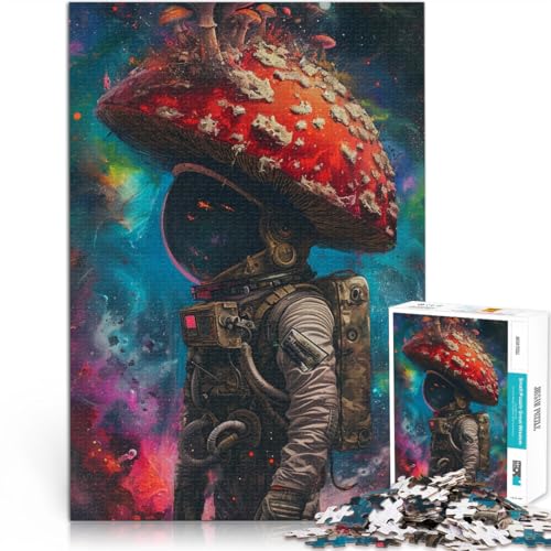 Puzzle für Erwachsene 1000 Teile Pilz-Astronaut Denksportaufgabe 50 x 75 cm mit passendem Poster und Quizblatt Puzzle für Erwachsene 1000 Teile Pilz-Astronaut Denksportaufgabe 50 x 75 cm mit passendem Poster und Quizblatt von DLBHSG
