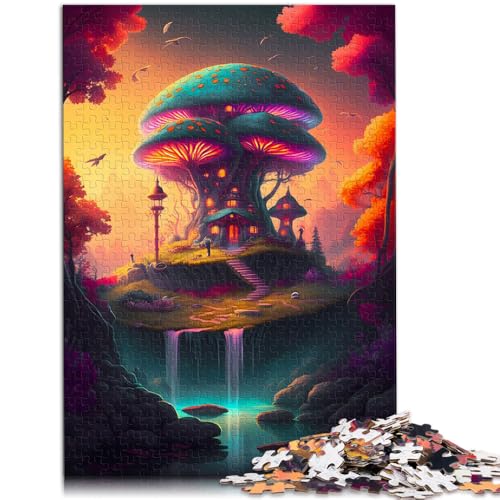 Puzzle für Erwachsene 1000 Teile Pilzhaus-Puzzle Lernspiel Herausforderungsspielzeug 50 x 75 cm stärkt die Liebe zwischen Paaren Puzzle für Erwachsene 1000 Teile Pilzhaus-Puzzle Lernspiel Herausforderungsspielzeug 50 x 75 cm stärkt die Liebe zwischen Paaren von DLBHSG
