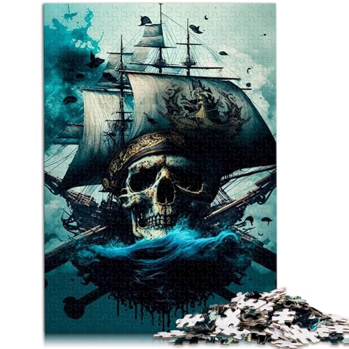 Puzzle für Erwachsene 1000 Teile Piratenschiff-Spielzeug Denkspiel 50 x 75 cm Geburtstagsgeschenk Geschenke Wandkunst für Teenager ab 14 Jahren von DLBHSG