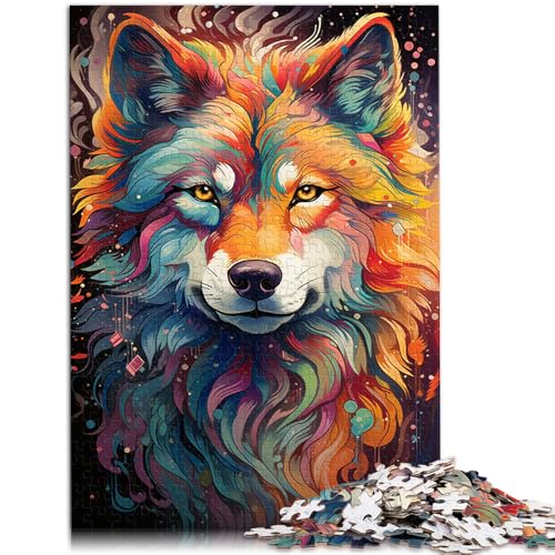 Puzzle für Erwachsene 1000 Teile Polarwölfe Lernspielzeug Familienspiele 50x75cm Lernspiel für Geburtstag Weihnachten von DLBHSG