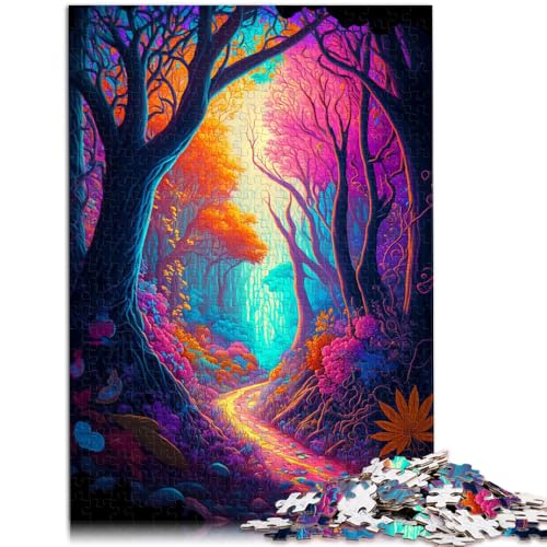 Puzzle für Erwachsene 1000 Teile Psychedelische Illustration Familienaktivitätspuzzle 50 x 75 cm Einzigartige Geburtstags- und Geschenkideen von DLBHSG