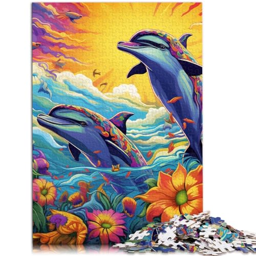 Puzzle für Erwachsene 1000 Teile Psychedelischer Delfin DIY-Puzzle-Spielzeug 50 x 75 cm anspruchsvolles Spiel und Familienspiel für Teenager ab 14 Jahren Puzzle für Erwachsene 1000 Teile Psychedelischer Delfin DIY-Puzzle-Spielzeug 50 x 75 cm anspruchsvolles Spiel und Familienspiel für Teenager ab 14 Jahren von DLBHSG