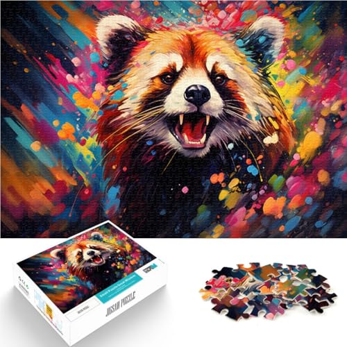Puzzle für Erwachsene 1000 Teile Quizspiel zum Thema Roter Panda 26 x 38 cm Spaß für Zuhause Geburtstagsgeschenk Reisegeschenk für Kinder ab 14 Jahren Puzzle für Erwachsene 1000 Teile Quizspiel zum Thema Roter Panda 26 x 38 cm Spaß für Zuhause Geburtstagsgeschenk Reisegeschenk für Kinder ab 14 Jahren von DLBHSG