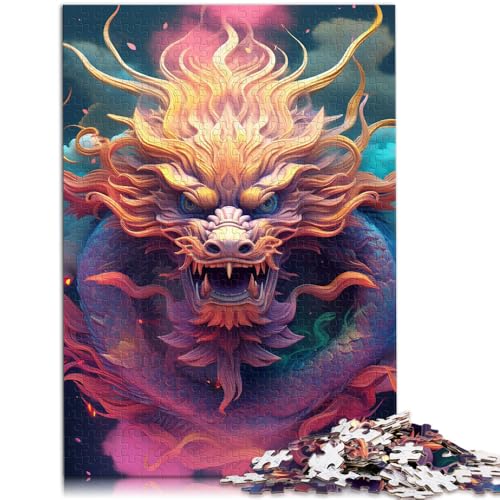 Puzzle für Erwachsene 1000 Teile Roter Drache Denkspiel 26 x 38 cm Spaß für Zuhause Geburtstagsgeschenk Reisegeschenk Puzzle für Erwachsene 1000 Teile Roter Drache Denkspiel 26 x 38 cm Spaß für Zuhause Geburtstagsgeschenk Reisegeschenk von DLBHSG