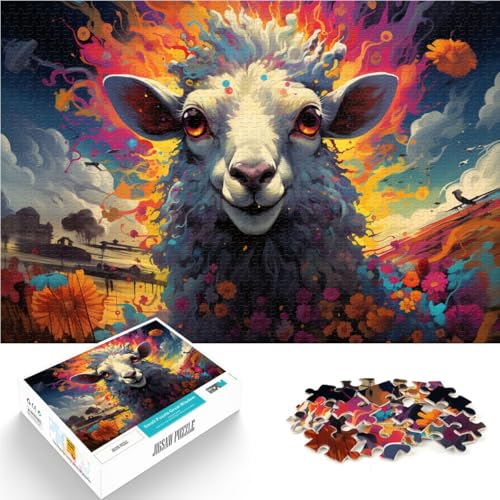 Puzzle für Erwachsene 1000 Teile Schafmuster 50 x 75 cm ganze Familie für Teenager ab 14 Jahren Puzzle für Erwachsene 1000 Teile Schafmuster 50 x 75 cm ganze Familie für Teenager ab 14 Jahren von DLBHSG