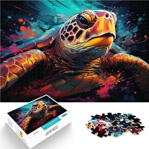 Puzzle für Erwachsene 1000 Teile Schildkröten Das Puzzle 26x38cm eignet ganze Familie für Teenager ab 14 Jahren Puzzle für Erwachsene 1000 Teile Schildkröten Das Puzzle 26x38cm eignet ganze Familie für Teenager ab 14 Jahren von DLBHSG