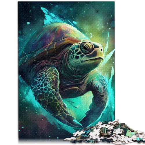 Puzzle für Erwachsene 1000 Teile Schildkröten-Supernaturalismus Herausforderndes Spiel Puzzles 50x75cm Herausforderndes Spiel und Familienspiel Puzzle für Erwachsene 1000 Teile Schildkröten-Supernaturalismus Herausforderndes Spiel Puzzles 50x75cm Herausforderndes Spiel und Familienspiel von DLBHSG