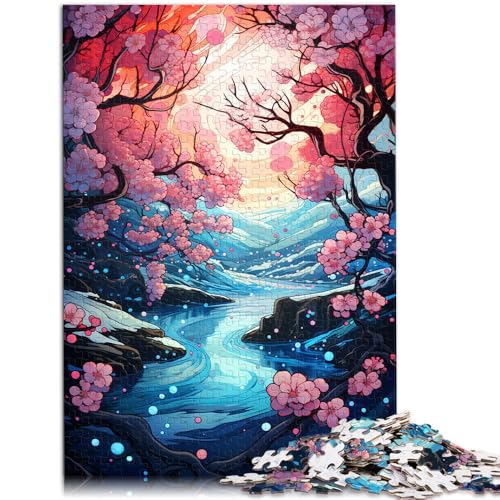 Puzzle für Erwachsene 1000 Teile Schöne Landschaft Spielzeug Lernspiele Stressabbau 26x38cm Künstlersammlung Bildende Kunst von DLBHSG