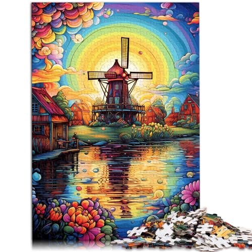 Puzzle für Erwachsene 1000 Teile Schöne Windmühlenstadt Entspannungsspiele 26x38cm Geeignet als Schreibtischdekoration für Teenager ab 14 Jahren Puzzle für Erwachsene 1000 Teile Schöne Windmühlenstadt Entspannungsspiele 26x38cm Geeignet als Schreibtischdekoration für Teenager ab 14 Jahren von DLBHSG