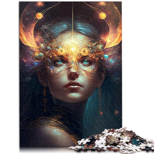 Puzzle für Erwachsene 1000 Teile Schönheitsmädchen Lernpuzzle 26 x 38 cm anspruchsvolles Spiel und Familienspiel von DLBHSG