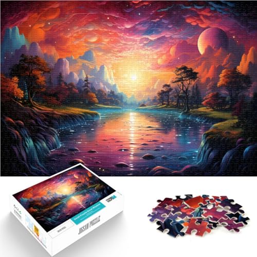 Puzzle für Erwachsene 1000 Teile See Familienspiel für und 50 x 75 cm Familienspiel zum Stressabbau schwierige Herausforderung für Teenager ab 14 Jahren Puzzle für Erwachsene 1000 Teile See Familienspiel für und 50 x 75 cm Familienspiel zum Stressabbau schwierige Herausforderung für Teenager ab 14 Jahren von DLBHSG