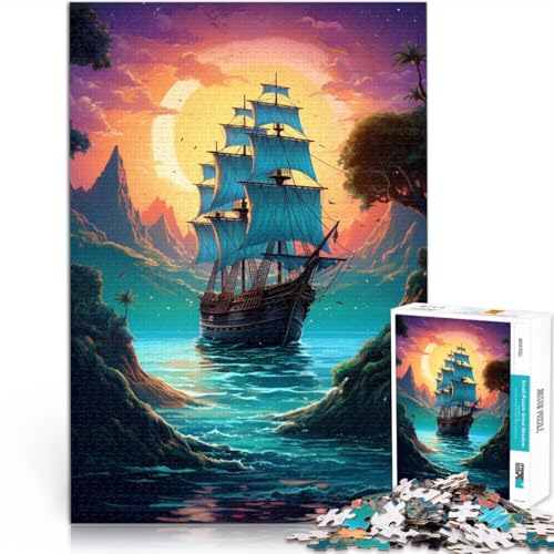 Puzzle für Erwachsene 1000 Teile Segelschiff Lernspielzeug Familienspiele 26 x 38 cm Fördert die Liebe zwischen Paaren Puzzle für Erwachsene 1000 Teile Segelschiff Lernspielzeug Familienspiele 26 x 38 cm Fördert die Liebe zwischen Paaren von DLBHSG