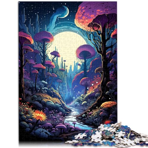 Puzzle für Erwachsene 1000 Teile Seltsame Pilzwelt anspruchsvolles Spiel Geschenke 26 x 38 cm Stressabbau schwierige Herausforderung Puzzle für Erwachsene 1000 Teile Seltsame Pilzwelt anspruchsvolles Spiel Geschenke 26 x 38 cm Stressabbau schwierige Herausforderung von DLBHSG