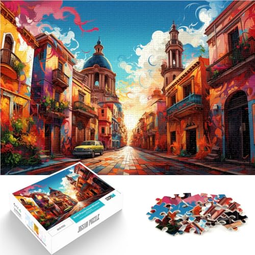 Puzzle für Erwachsene 1000 Teile Sevilla-Spielzeug Denkspiel 50 x 75 cm Herausforderung für die Gehirnintelligenz süchtig machendes Spielzeug für Teenager ab 14 Jahren von DLBHSG