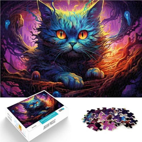 Puzzle für Erwachsene 1000 Teile Siamkatze Spielzeug Lernspiele Stressabbau 26 x 38 cm tolles Geschenk für die ganze Familie von DLBHSG