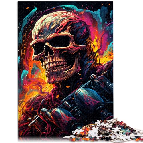 Puzzle für Erwachsene 1000 Teile Skelett-Motorradfahrer Quizspiel 26 x 38 cm einzigartige Heimdekoration und Geschenke für Teenager ab 14 Jahren Puzzle für Erwachsene 1000 Teile Skelett-Motorradfahrer Quizspiel 26 x 38 cm einzigartige Heimdekoration und Geschenke für Teenager ab 14 Jahren von DLBHSG
