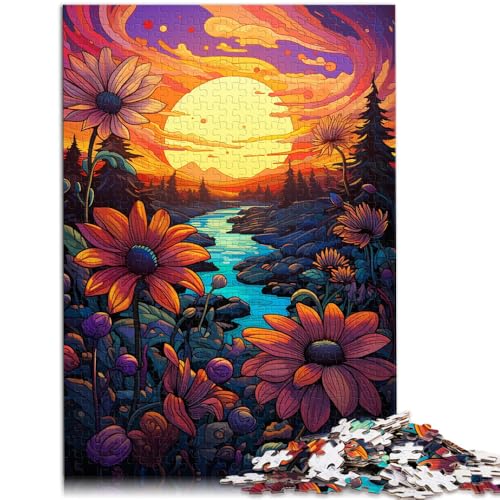Puzzle für Erwachsene 1000 Teile Sonnenblumen unter Sonnenuntergang schwieriges Puzzle 50 x 75 cm einzigartige Heimdekoration und Geschenke für Kinder ab 14 Jahren Puzzle für Erwachsene 1000 Teile Sonnenblumen unter Sonnenuntergang schwieriges Puzzle 50 x 75 cm einzigartige Heimdekoration und Geschenke für Kinder ab 14 Jahren von DLBHSG