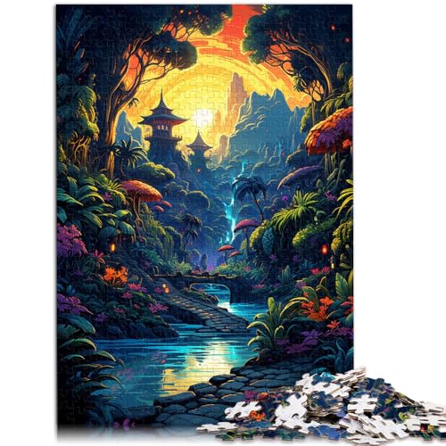 Puzzle für Erwachsene 1000 Teile Sonnenuntergang Dschungel Denkspiel 50 x 75 cm Geburtstagsgeschenk Geschenke Wandkunst für 14-Jährige Puzzle für Erwachsene 1000 Teile Sonnenuntergang Dschungel Denkspiel 50 x 75 cm Geburtstagsgeschenk Geschenke Wandkunst für 14-Jährige von DLBHSG