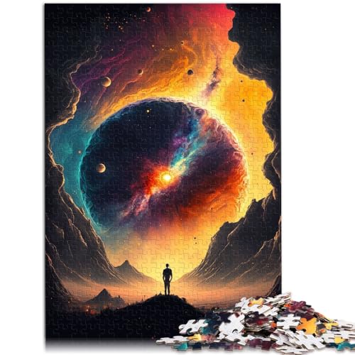 Puzzle für Erwachsene 1000 Teile Sonnenuntergang Fantasie Spielzeug Lernspiele Stressabbau 26x38cm Künstlersammlung Bildende Kunst von DLBHSG