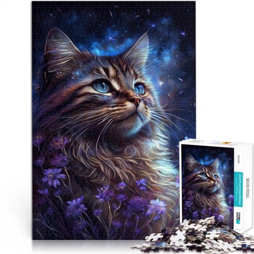 Puzzle für Erwachsene 1000 Teile Space Cat Unmögliches Puzzle 50 x 75 cm Anspruchsvoll Aber lustig und humorvoll für Kinder ab 14 Jahren Puzzle für Erwachsene 1000 Teile Space Cat Unmögliches Puzzle 50 x 75 cm Anspruchsvoll Aber lustig und humorvoll für Kinder ab 14 Jahren von DLBHSG