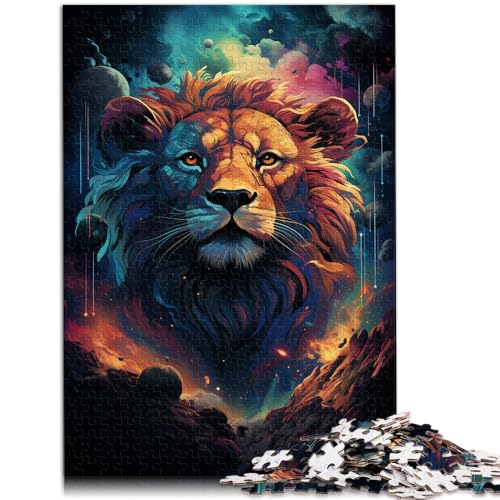 Puzzle für Erwachsene 1000 Teile Space Lion Toys Lernspiele Stressabbau 26x38cm Herausforderndes Spiel und Familienspiel von DLBHSG