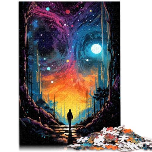 Puzzle für Erwachsene 1000 Teile Spaziergang zwischen den Sternen Familienaktivitätspuzzle 50 x 75 cm geeignet als Schreibtischdekoration von DLBHSG