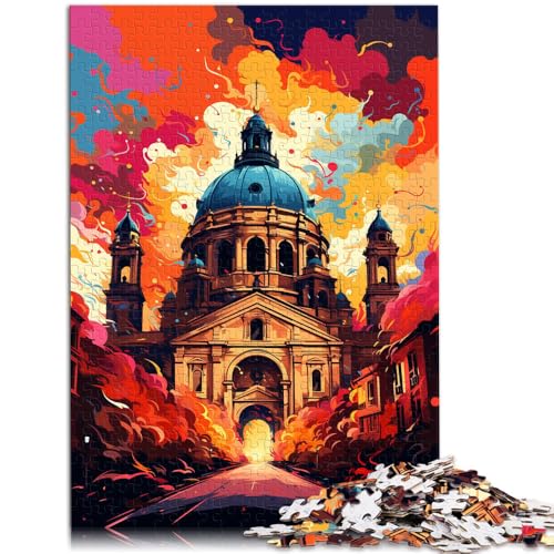 Puzzle für Erwachsene 1000 Teile St.-Stephans-Basilika Anspruchsvolles Spiel Puzzles 26x38cm Anspruchsvolles Spiel und Familienspiel von DLBHSG
