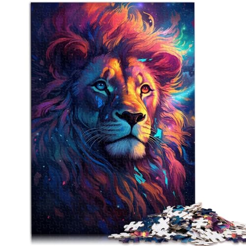 Puzzle für Erwachsene 1000 Teile Sternenhimmel Farbiger Löwe Lernspielzeug 26 x 38 cm geeignet als Schreibtischdekoration für Teenager ab 14 Jahren Puzzle für Erwachsene 1000 Teile Sternenhimmel Farbiger Löwe Lernspielzeug 26 x 38 cm geeignet als Schreibtischdekoration für Teenager ab 14 Jahren von DLBHSG