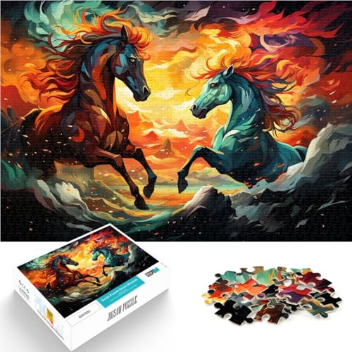 Puzzle für Erwachsene 1000 Teile Sternenhimmel Feuerpferd Lernspielzeug 50 x 75 cm einzigartige Geburtstags- und Geschenkideen für Kinder ab 14 Jahren Puzzle für Erwachsene 1000 Teile Sternenhimmel Feuerpferd Lernspielzeug 50 x 75 cm einzigartige Geburtstags- und Geschenkideen für Kinder ab 14 Jahren von DLBHSG