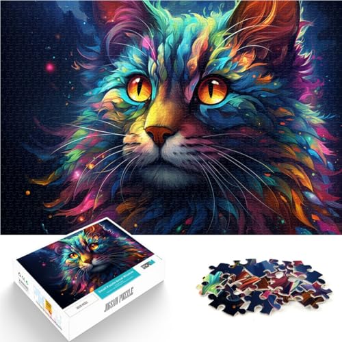 Puzzle für Erwachsene 1000 Teile Sternenhimmel-Katze Spielzeug Denkspiel 26 x 38 cm ganze Familie für Teenager ab 14 Jahren Puzzle für Erwachsene 1000 Teile Sternenhimmel-Katze Spielzeug Denkspiel 26 x 38 cm ganze Familie für Teenager ab 14 Jahren von DLBHSG