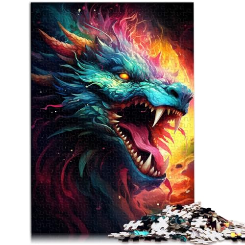 Puzzle für Erwachsene 1000 Teile Sternenhimmel-Nachtszene Drache Denkspiel 26 x 38 cm mit passendem Poster und Quizblatt Puzzle für Erwachsene 1000 Teile Sternenhimmel-Nachtszene Drache Denkspiel 26 x 38 cm mit passendem Poster und Quizblatt von DLBHSG