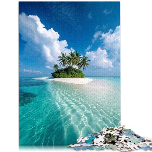 Puzzle für Erwachsene 1000 Teile Strand Malediven Spielzeug Lernspiele Stressabbau 50x75cm Geeignet für die Schreibtischdekoration Puzzle für Erwachsene 1000 Teile Strand Malediven Spielzeug Lernspiele Stressabbau 50x75cm Geeignet für die Schreibtischdekoration von DLBHSG