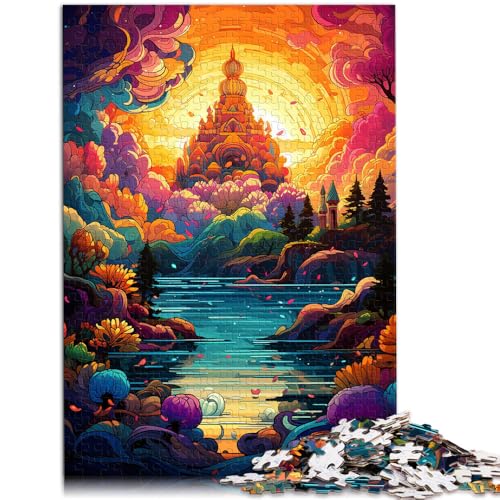 Puzzle für Erwachsene 1000 Teile Taj Mahal Indien Spielzeug Denkspiel 50 x 75 cm einzigartige Heimdekoration und Geschenke für Teenager ab 14 Jahren von DLBHSG