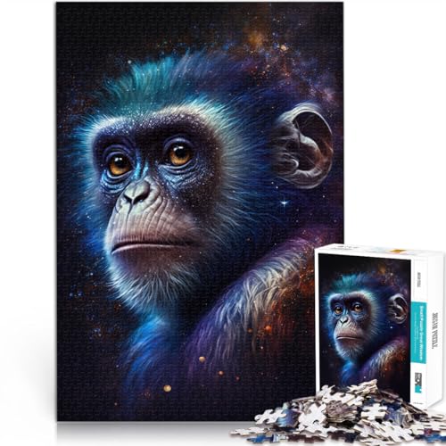 Puzzle für Erwachsene 1000 Teile Tier-Galaxie-AFFE Lernpuzzle 50x75cm Lernspiel für Geburtstag Weihnachten Puzzle für Erwachsene 1000 Teile Tier-Galaxie-AFFE Lernpuzzle 50x75cm Lernspiel für Geburtstag Weihnachten von DLBHSG