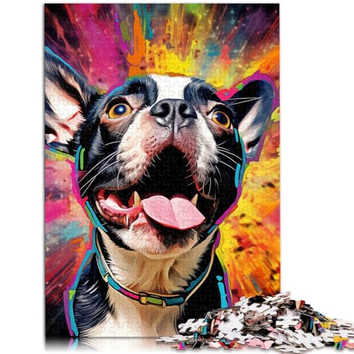 Puzzle für Erwachsene 1000 Teile Tier-Puzzle Bunte Hunde Spielzeug Denkspiel 26 x 38 cm ganze Familie von DLBHSG