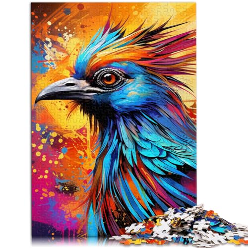 Puzzle für Erwachsene 1000 Teile Tier-Spatz pädagogisches Spielzeug zum Stressabbau 50 x 75 cm ganze Familie von DLBHSG