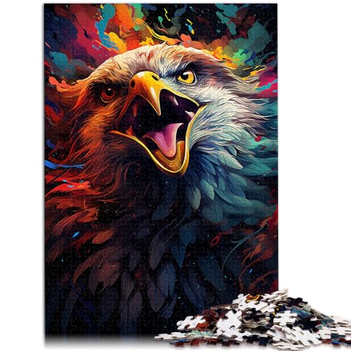 Puzzle für Erwachsene 1000 Teile Tieradler DIY-Puzzle-Spielzeug 26 x 38 cm Herausforderung für die Gehirnintelligenz süchtig machendes Spielzeug für Teenager ab 14 Jahren von DLBHSG
