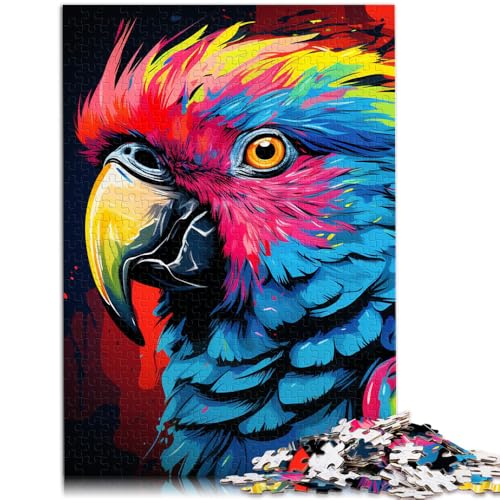 Puzzle für Erwachsene 1000 Teile Tiere Vögel Papageien Unmögliches Puzzle 50 x 75 cm Künstlersammlung Bildende Kunst für Teenager ab 14 Jahren von DLBHSG