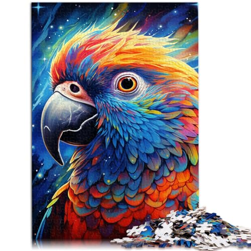 Puzzle für Erwachsene 1000 Teile Tiere Vögel Papageien schwieriges Puzzle 50 x 75 cm Künstlersammlung bildende Kunst für Kinder ab 14 Jahren von DLBHSG