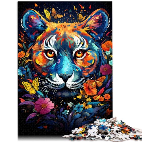 Puzzle für Erwachsene 1000 Teile Tiergemälde Denksport-Puzzle 50 x 75 cm ganze Familie von DLBHSG
