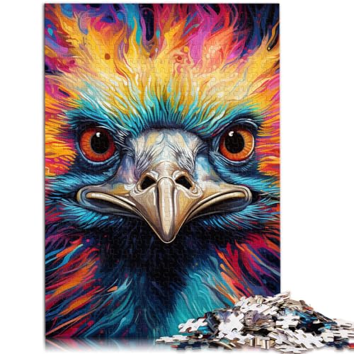 Puzzle für Erwachsene 1000 Teile Tierkunst Straußenspielzeug Denkspiel 50 x 75 cm anspruchsvolles Spiel und Familienspiel für 14-Jährige Puzzle für Erwachsene 1000 Teile Tierkunst Straußenspielzeug Denkspiel 50 x 75 cm anspruchsvolles Spiel und Familienspiel für 14-Jährige von DLBHSG