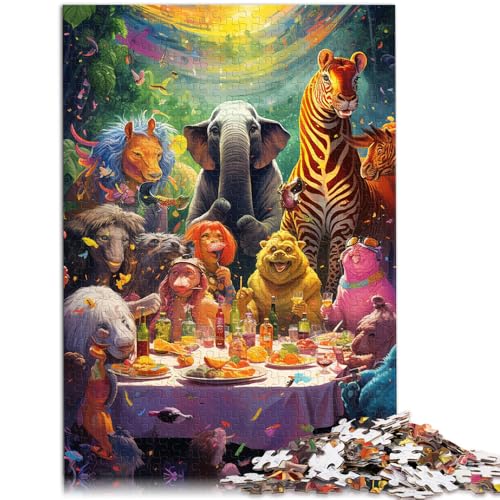 Puzzle für Erwachsene 1000 Teile Tierparty anspruchsvolles Spiel 50 x 75 cm ganze Familie ab 14 Jahren Puzzle für Erwachsene 1000 Teile Tierparty anspruchsvolles Spiel 50 x 75 cm ganze Familie ab 14 Jahren von DLBHSG