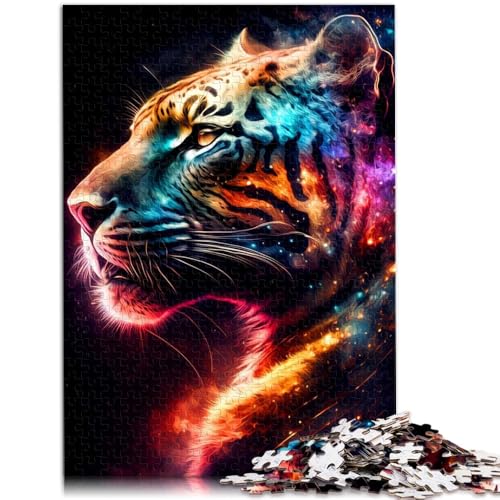 Puzzle für Erwachsene 1000 Teile Tiger Lernspielzeug 26 x 38 cm Geburtstagsgeschenk Geschenke Wandkunst für Teenager ab 14 Jahren von DLBHSG