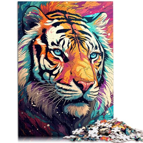 Puzzle für Erwachsene 1000 Teile Tiger-Quizspiel 26 x 38 cm jedes Teil ist einzigartig – anspruchsvolles Familienspiel für Teenager ab 14 Jahren von DLBHSG