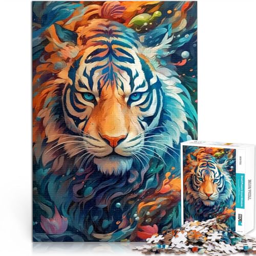 Puzzle für Erwachsene 1000 Teile Tigertiere Lernspiele für Zuhause DIY-Spielzeug 26 x 38 cm Künstlersammlung bildende Kunst für Teenager ab 14 Jahren Puzzle für Erwachsene 1000 Teile Tigertiere Lernspiele für Zuhause DIY-Spielzeug 26 x 38 cm Künstlersammlung bildende Kunst für Teenager ab 14 Jahren von DLBHSG