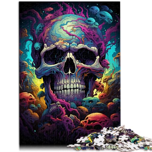 Puzzle für Erwachsene 1000 Teile Totenkopf Familienspaß 50 x 75 cm ganze Familie ab 14 Jahren von DLBHSG